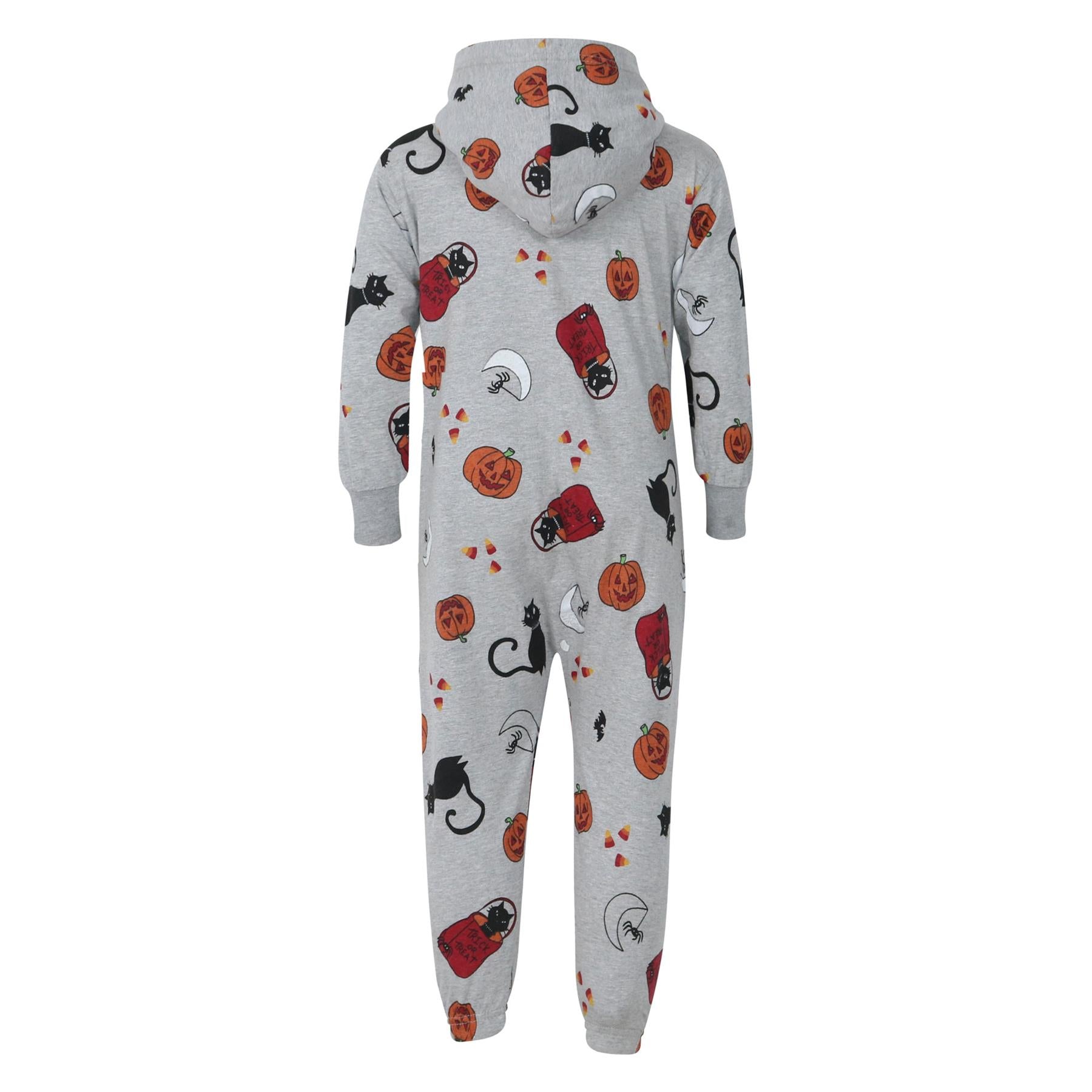 Kids Girls Boys One Piece Halloween Print Onesie