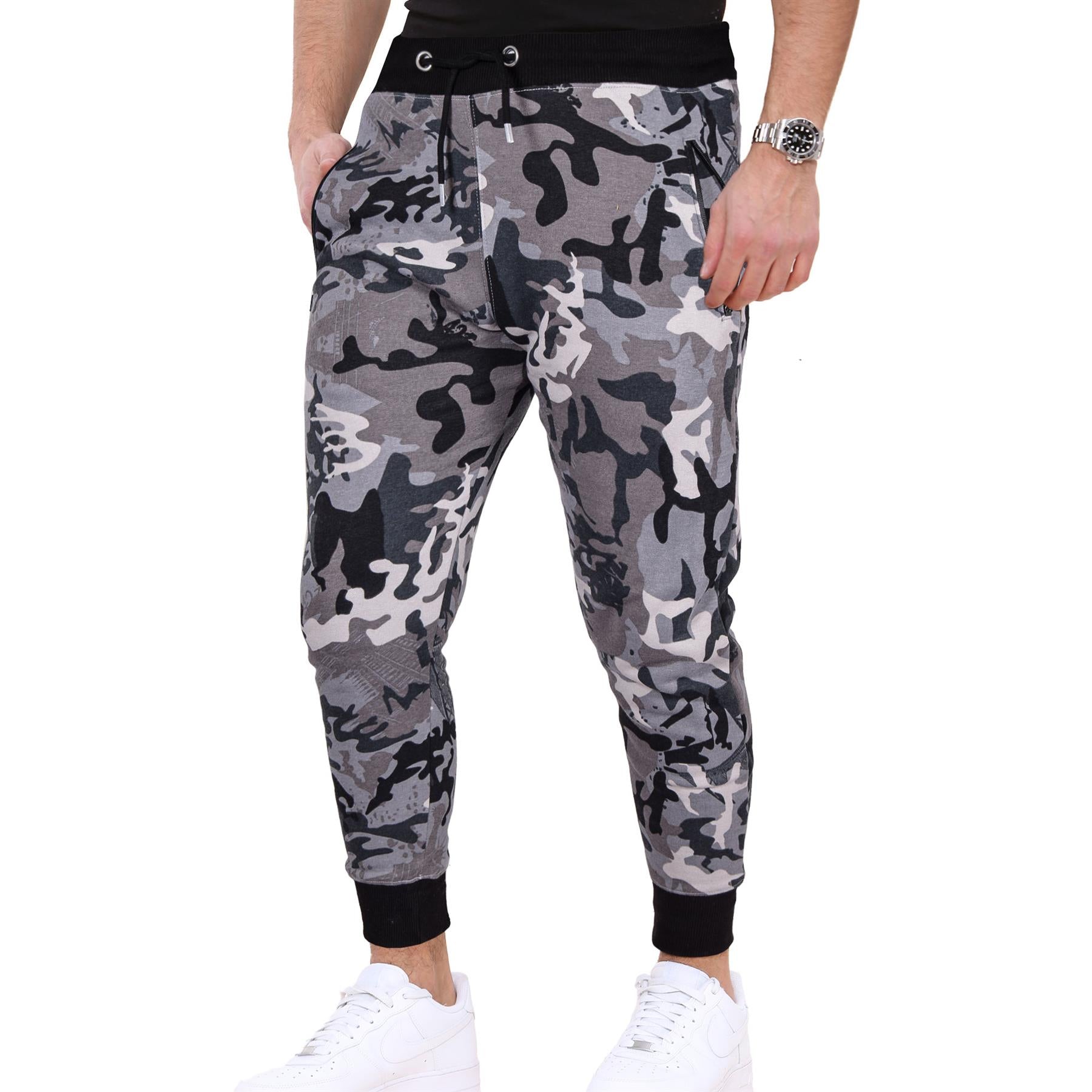 Mens Fleece Jogging Bottoms Joggers Exercise Trousers