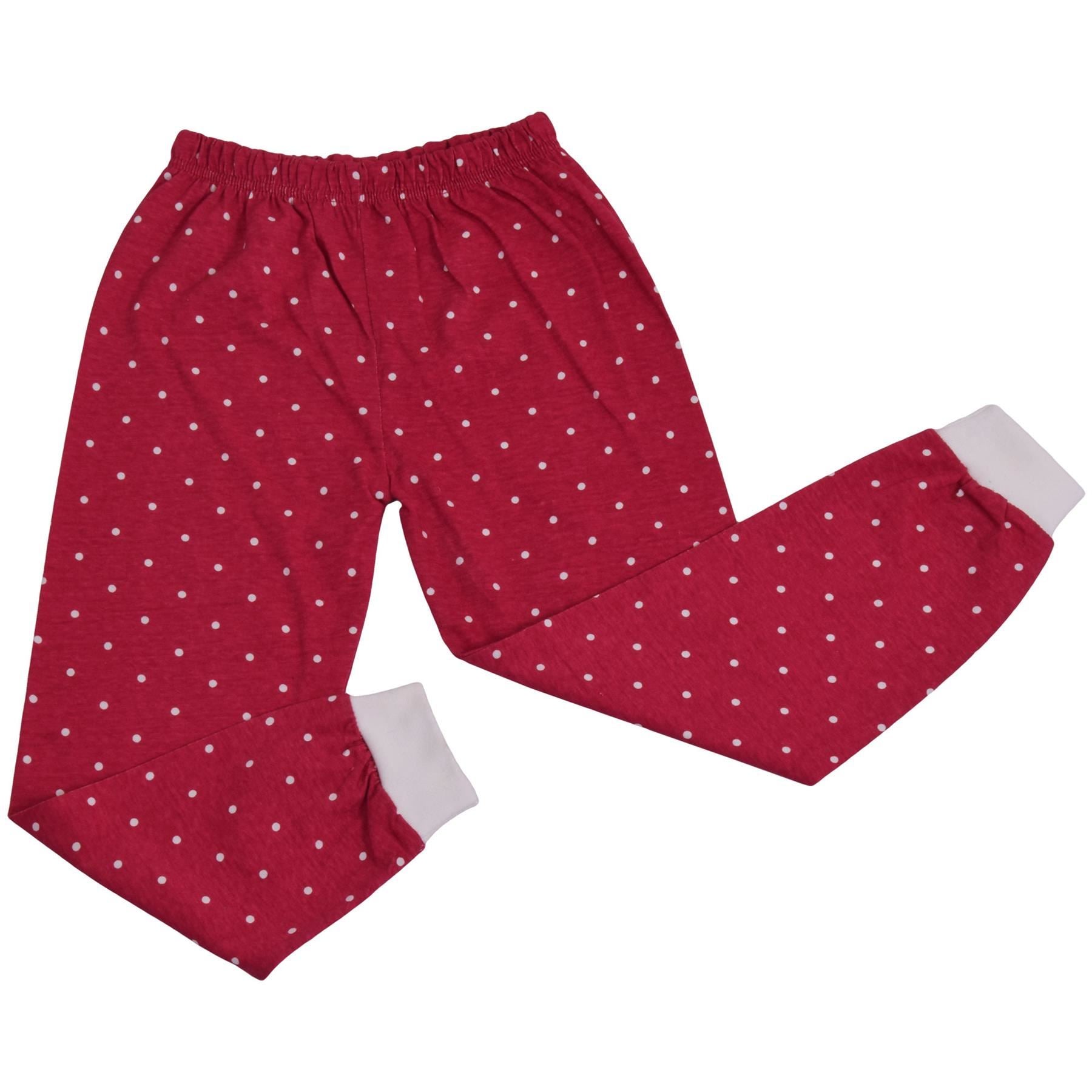 Kids Girls Polka Dot Print Pyjamas Set - Kids Clothing Store