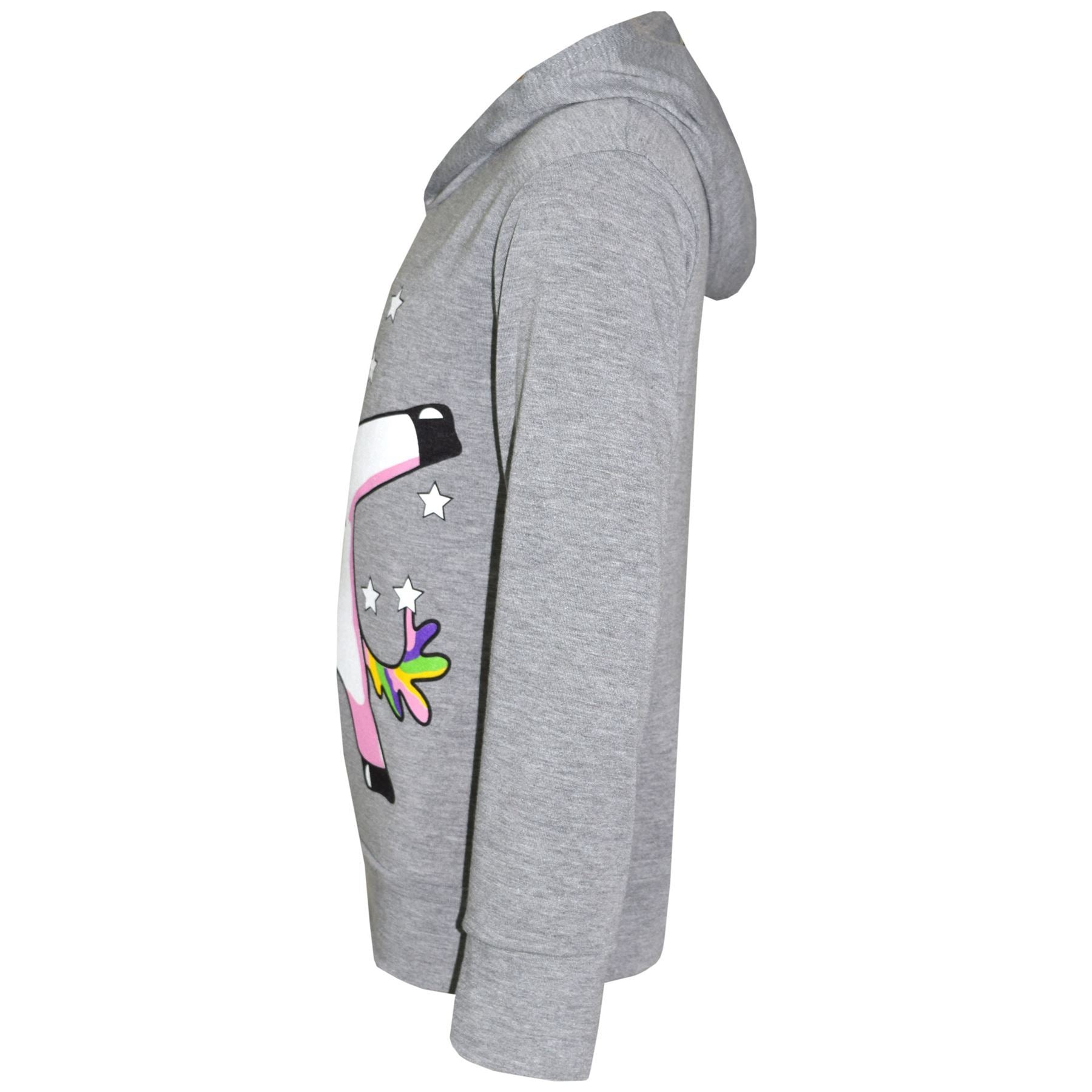 Kids Girls Rainbow Unicorn Dab Floss Hooded Top & Legging Set