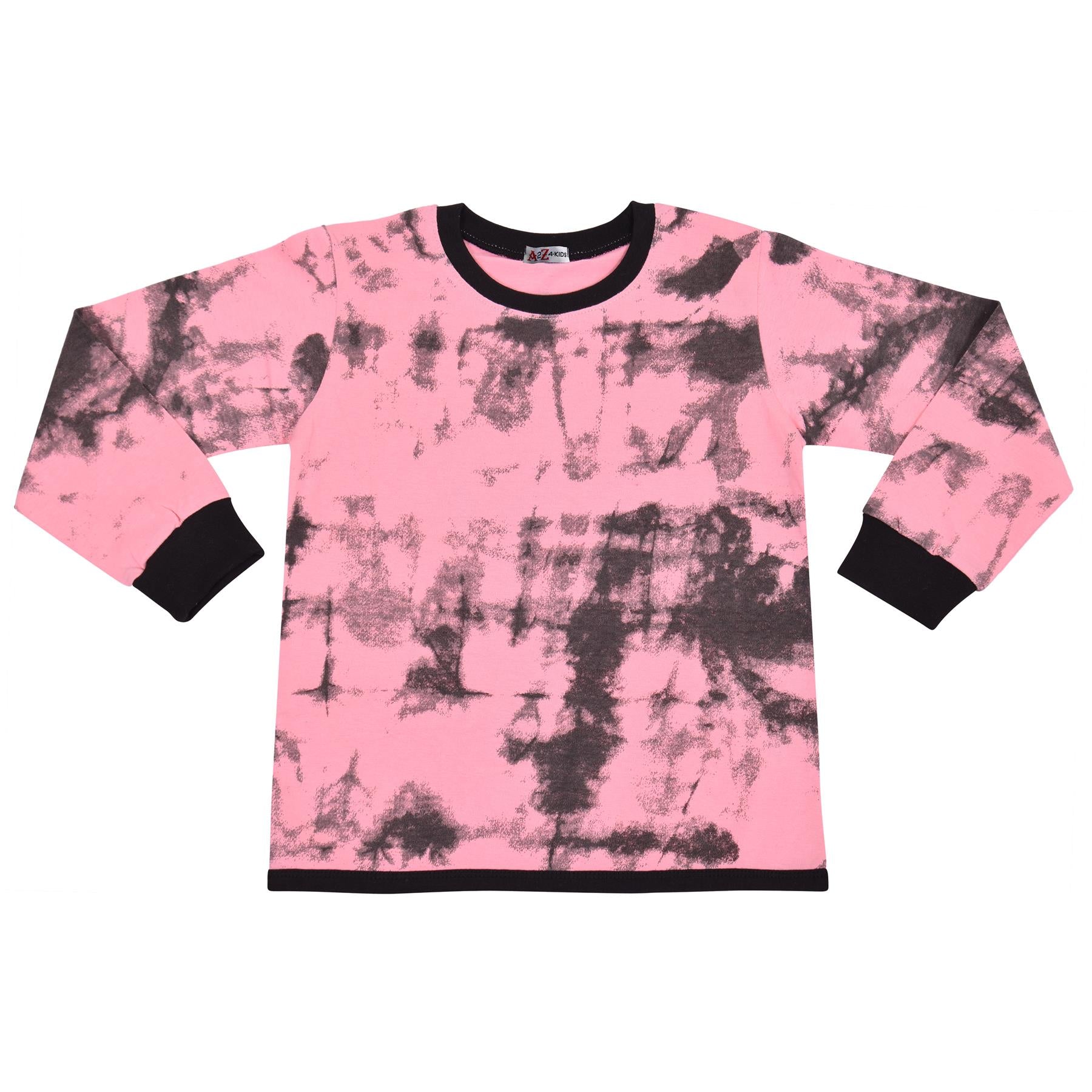 Kids Girls Tie Dye Print Pyjamas Set - Kids Clothing Store