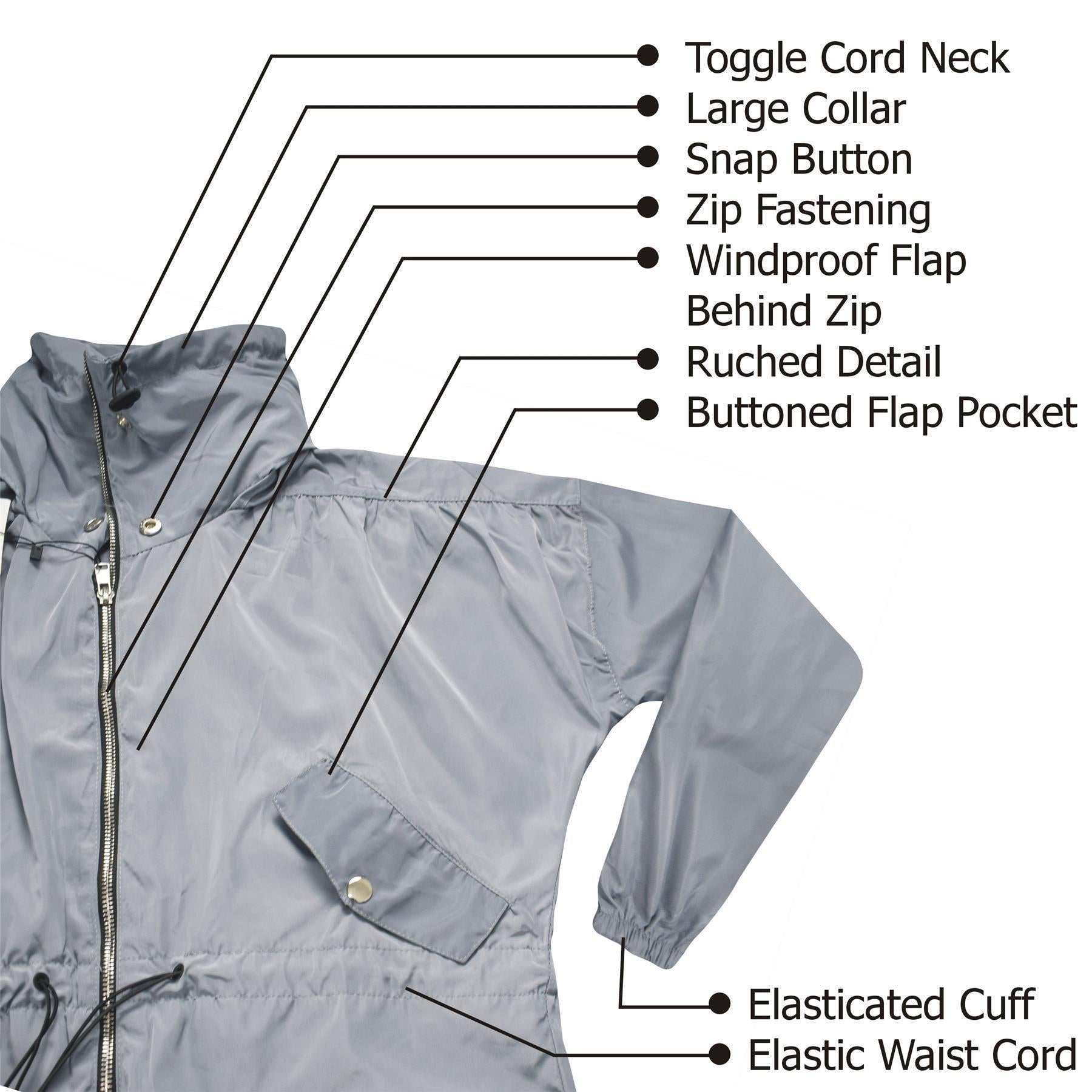 Girls Windbreaker Shower Proof Jacket