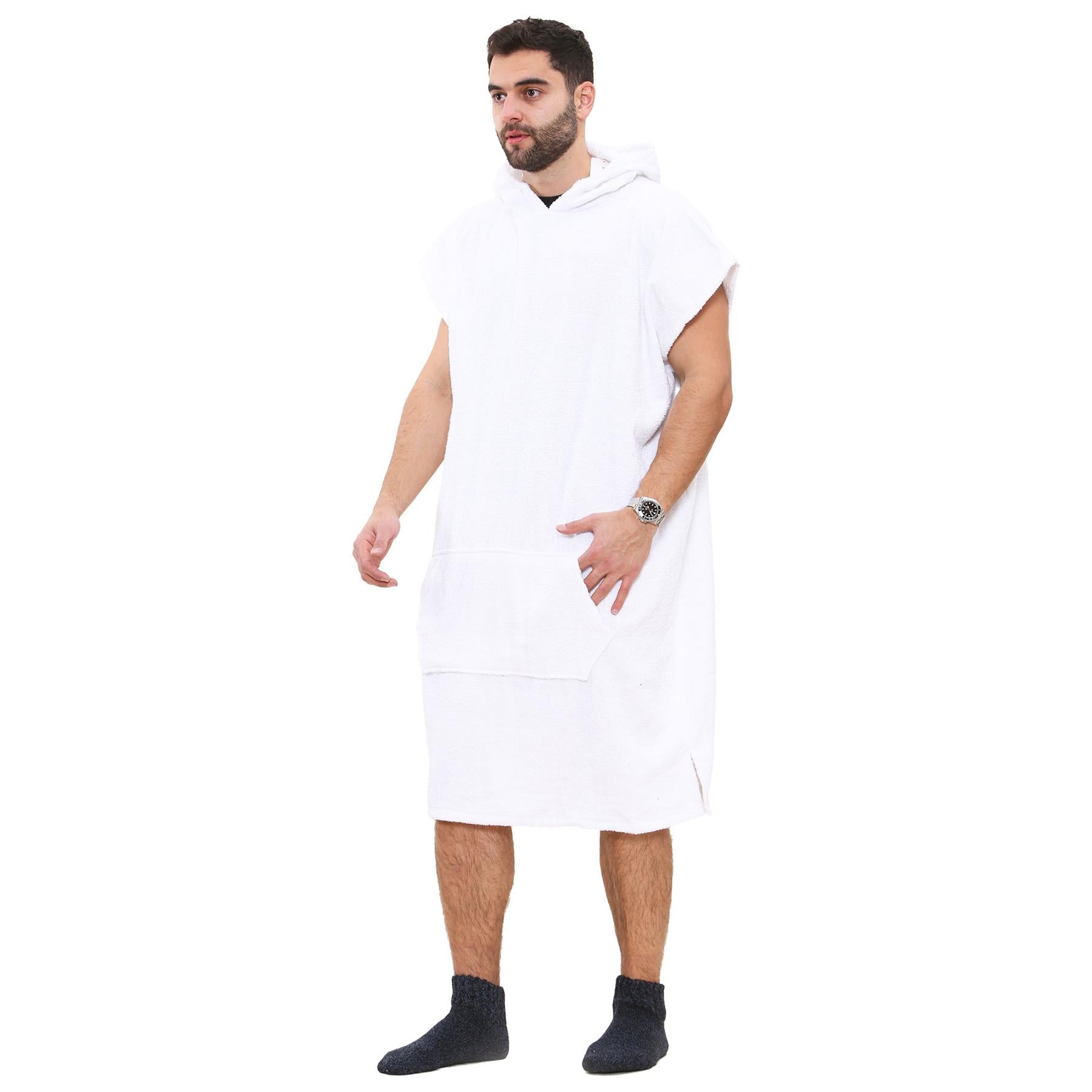 Adults Towel Poncho Bathrobe Ladies Gents Mens Gift - Kids Clothing Store