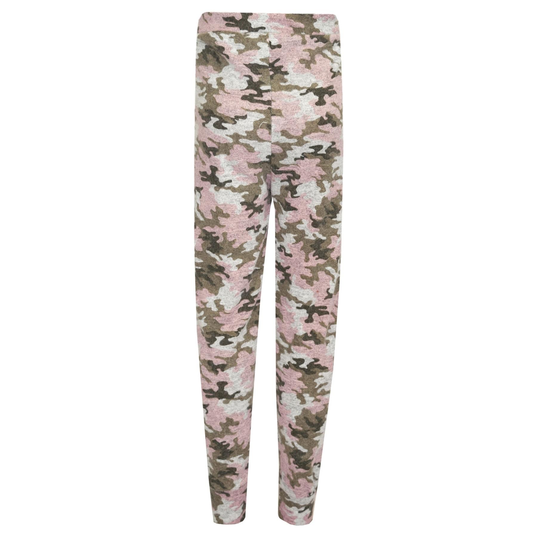 Kids Girls Camouflage Print Lounge Suit