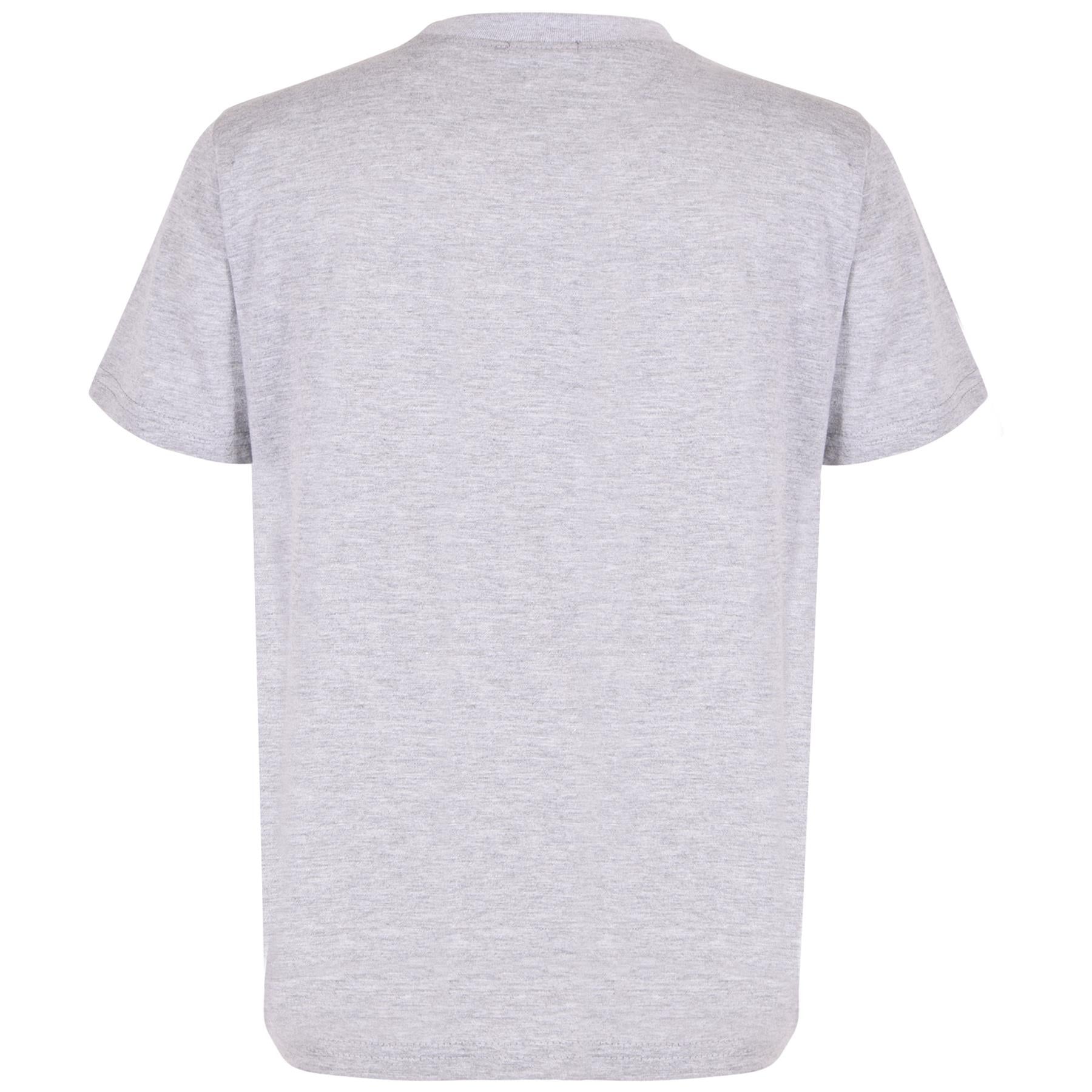 Boys Plain Soft Feel Summer Grey T Shirt Top