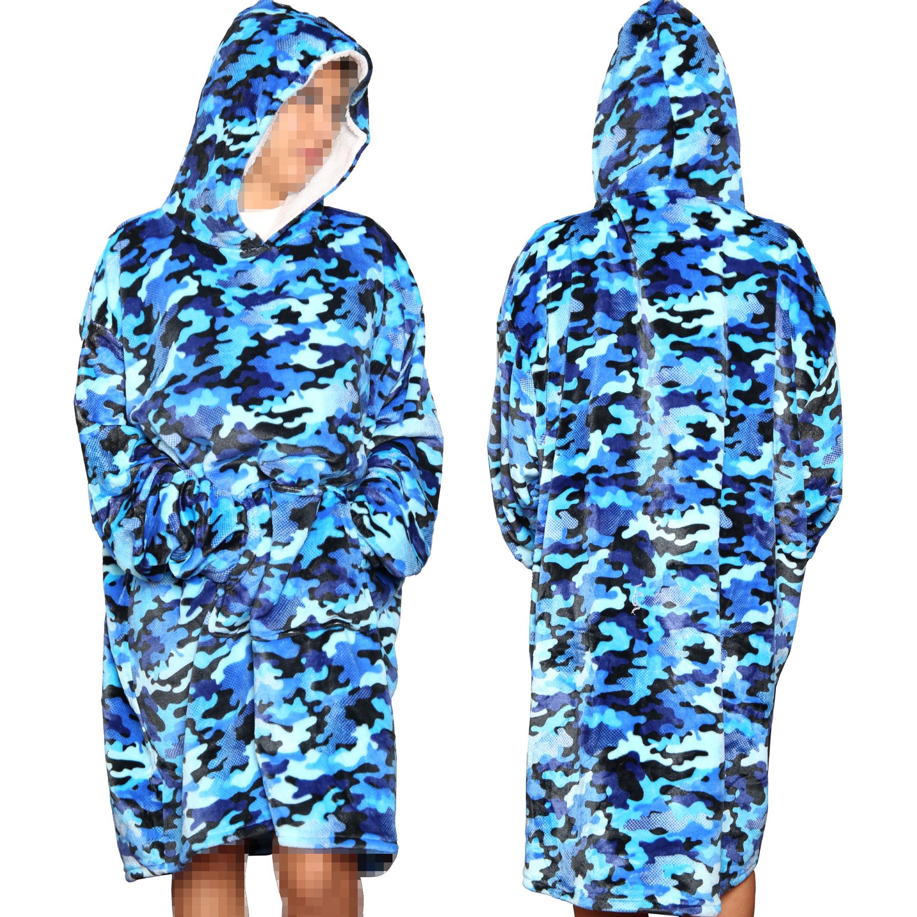 Unisex Mens Ladies Oversized Printed Snuggle Hoodie World Book Day Blanket