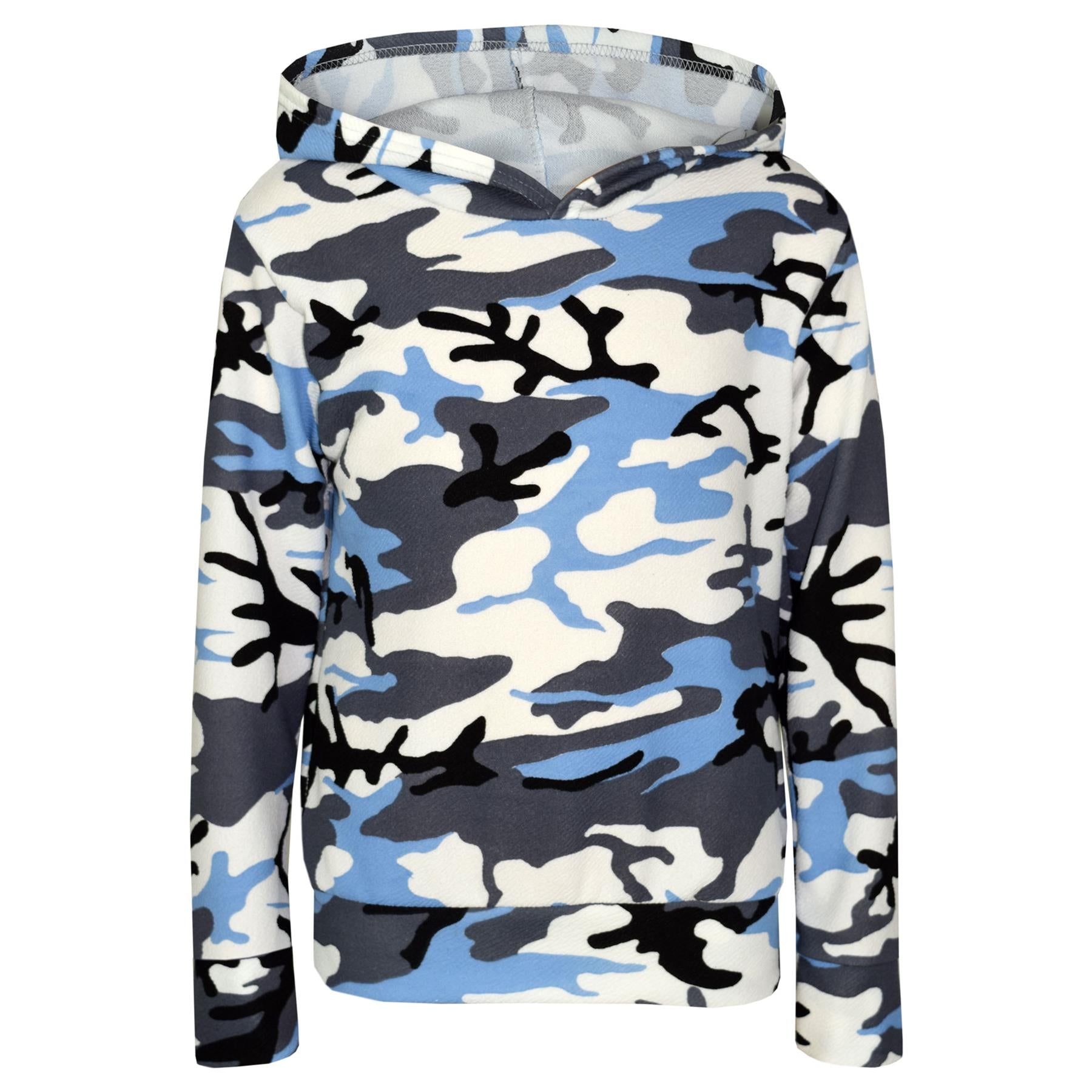 Kids Girls Camouflage Hooded Top & Legging Set