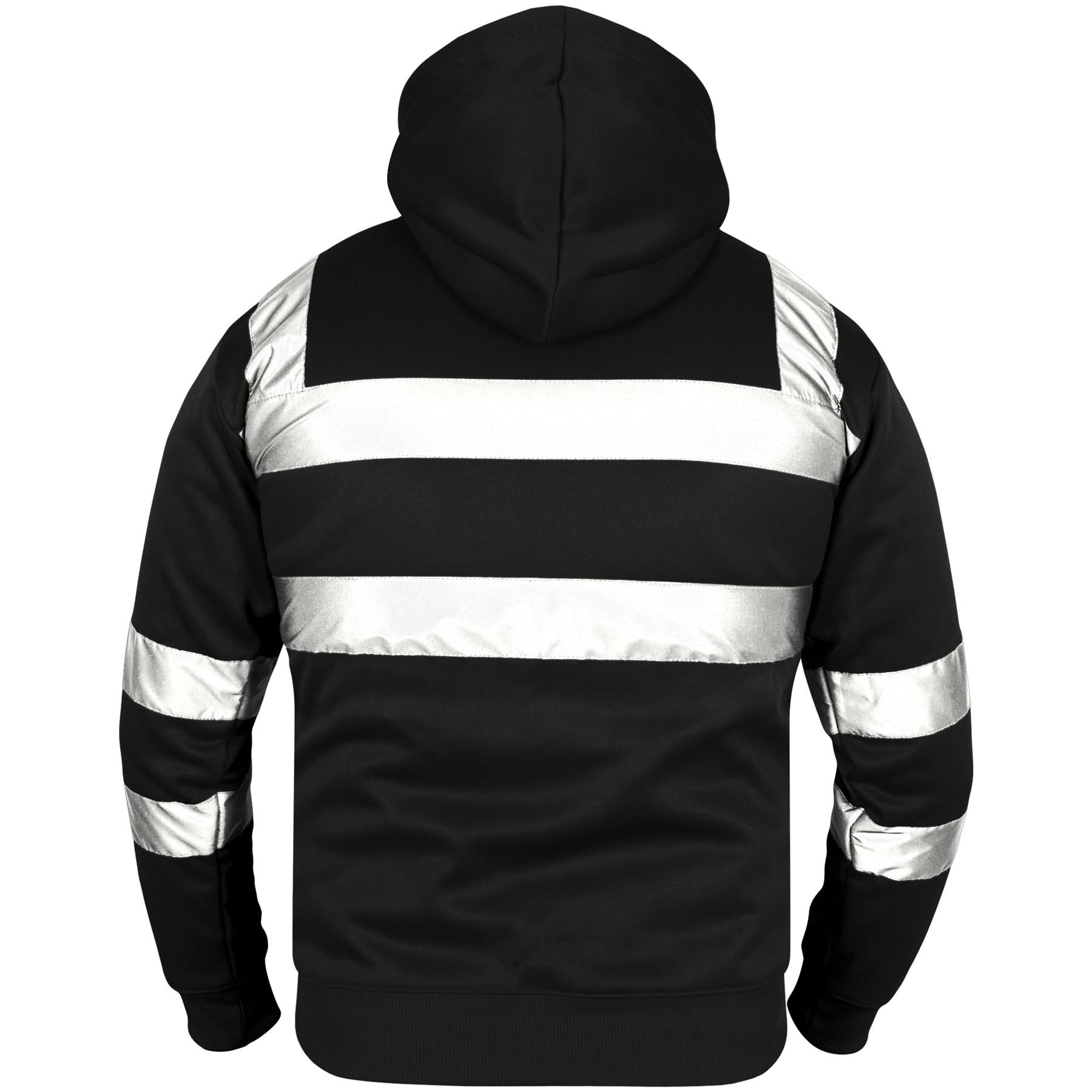 Mens Fleece High Visibilty Sweatshirt Pullover