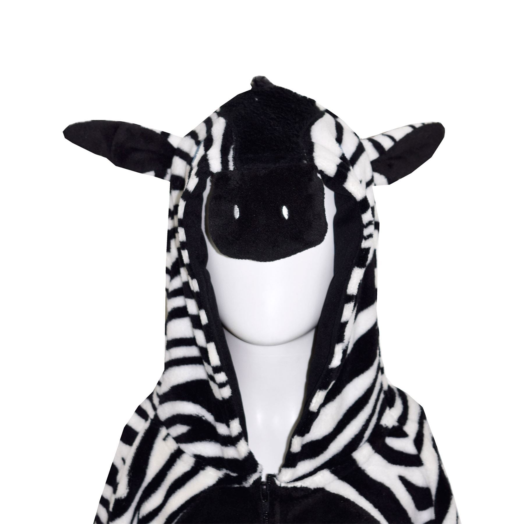 Kids Unisex A2Z Onesie One Piece Extra Soft Fluffy Zebra World Book Day Costume