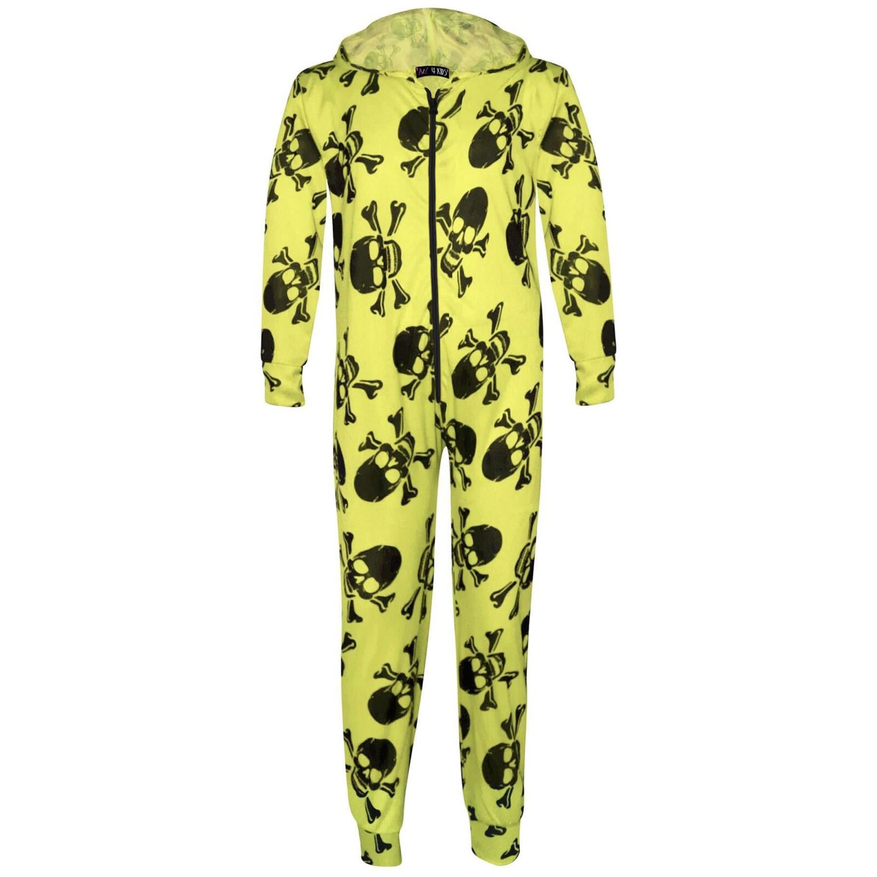 Kids Girls Boys One Piece Halloween Print Onesie