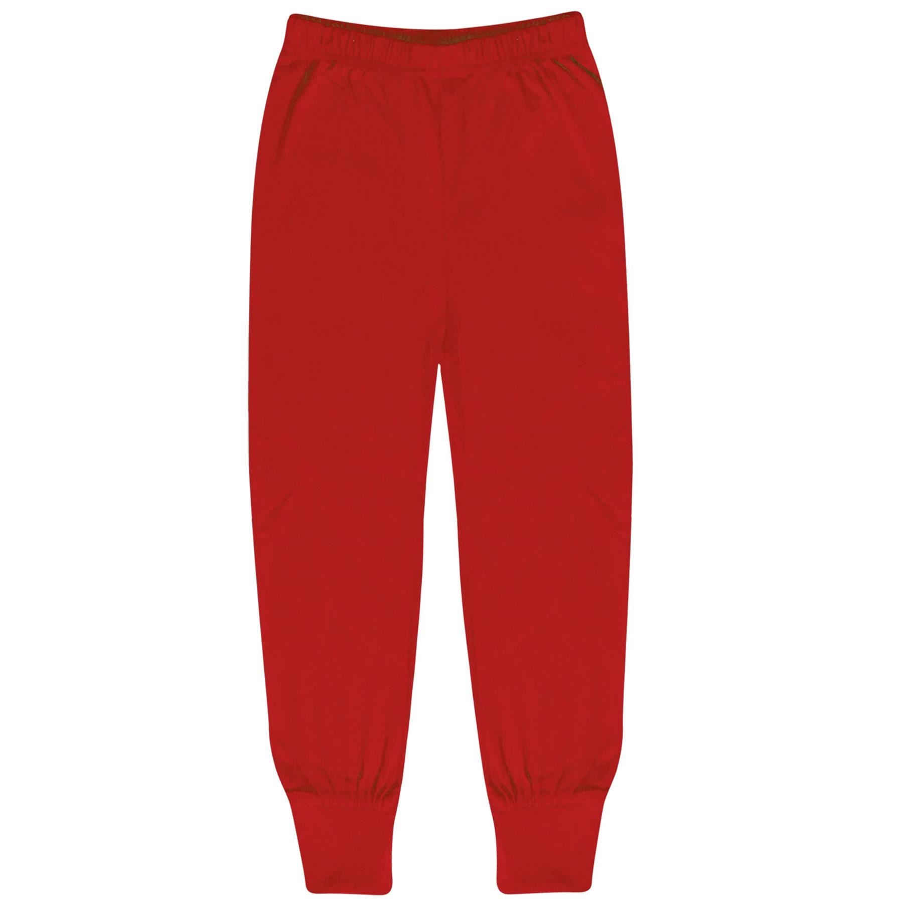 Kids Unisex Santa Floss Print Red Pyjamas Set