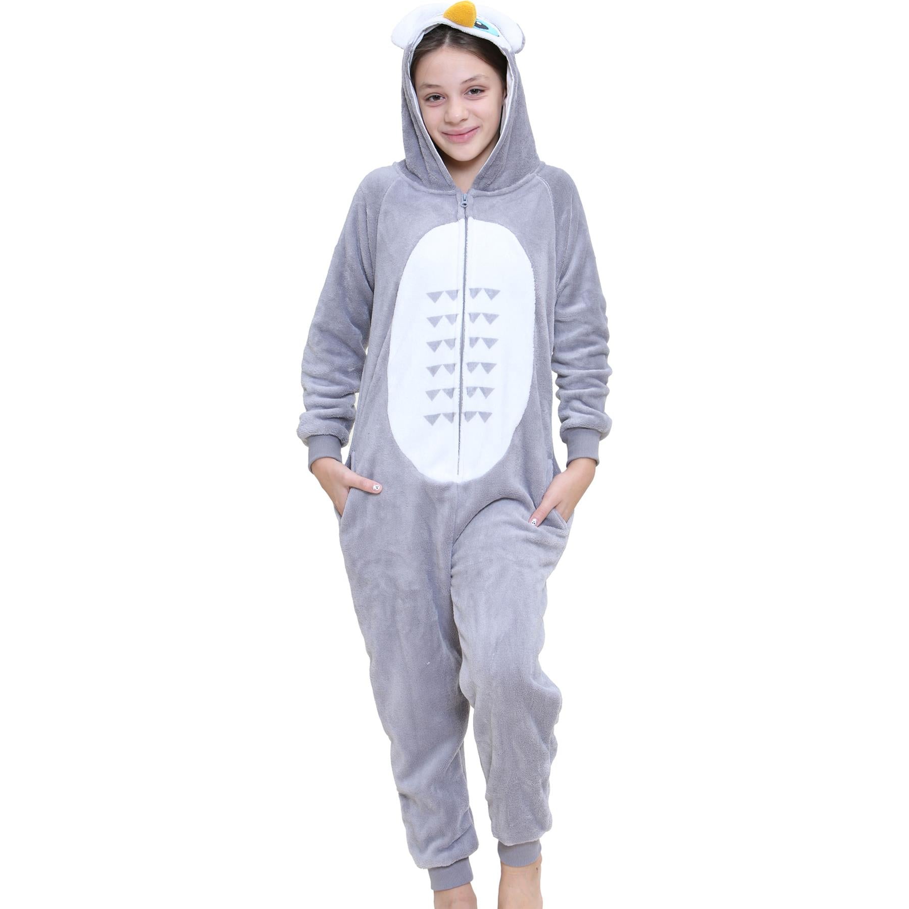 Kids Fleece A2Z Onesie One Piece Jumpsuit Owl Pyjamas World Book Day Costume