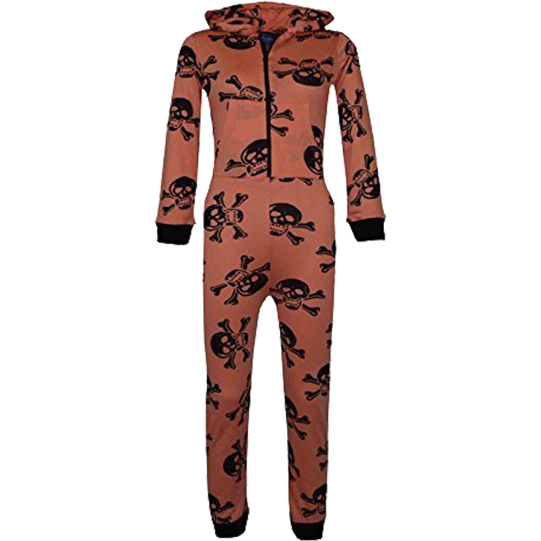 Kids Girls Boys One Piece Halloween Print Onesie