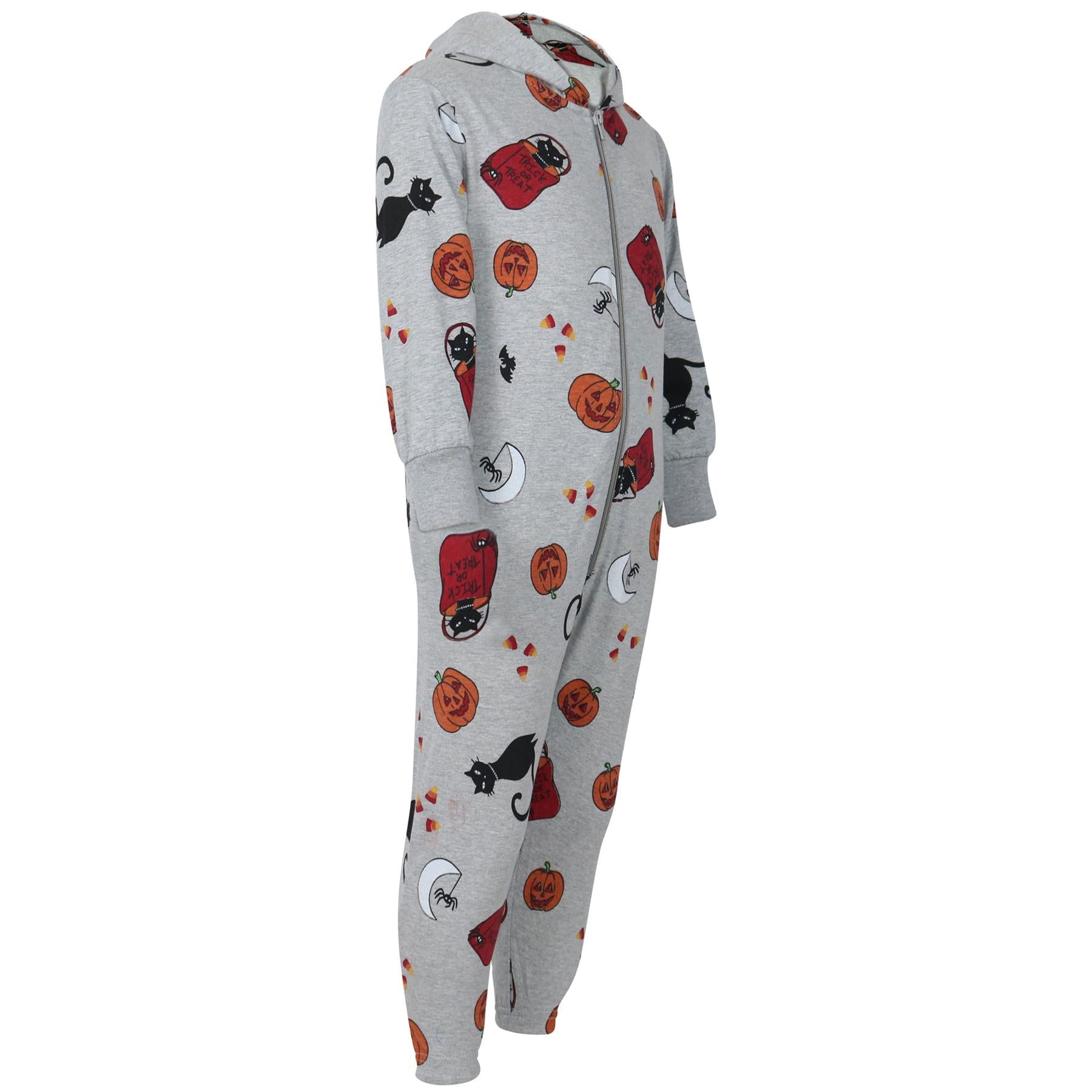 Kids Girls Boys One Piece Halloween Print Onesie