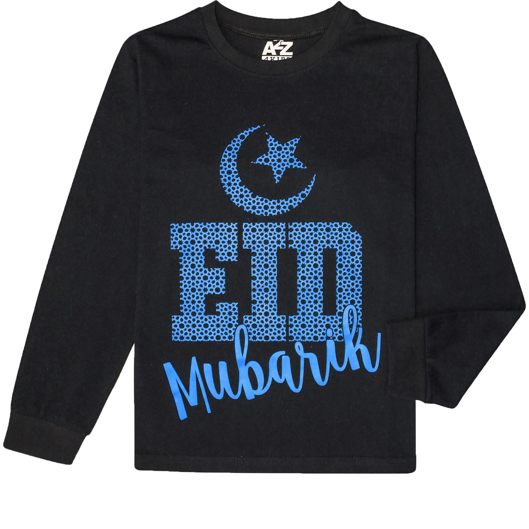Kids Girls Childrens Blue Eid PJS Pyjamas Sleepover 2 Piece Cotton Gift Set 2-13