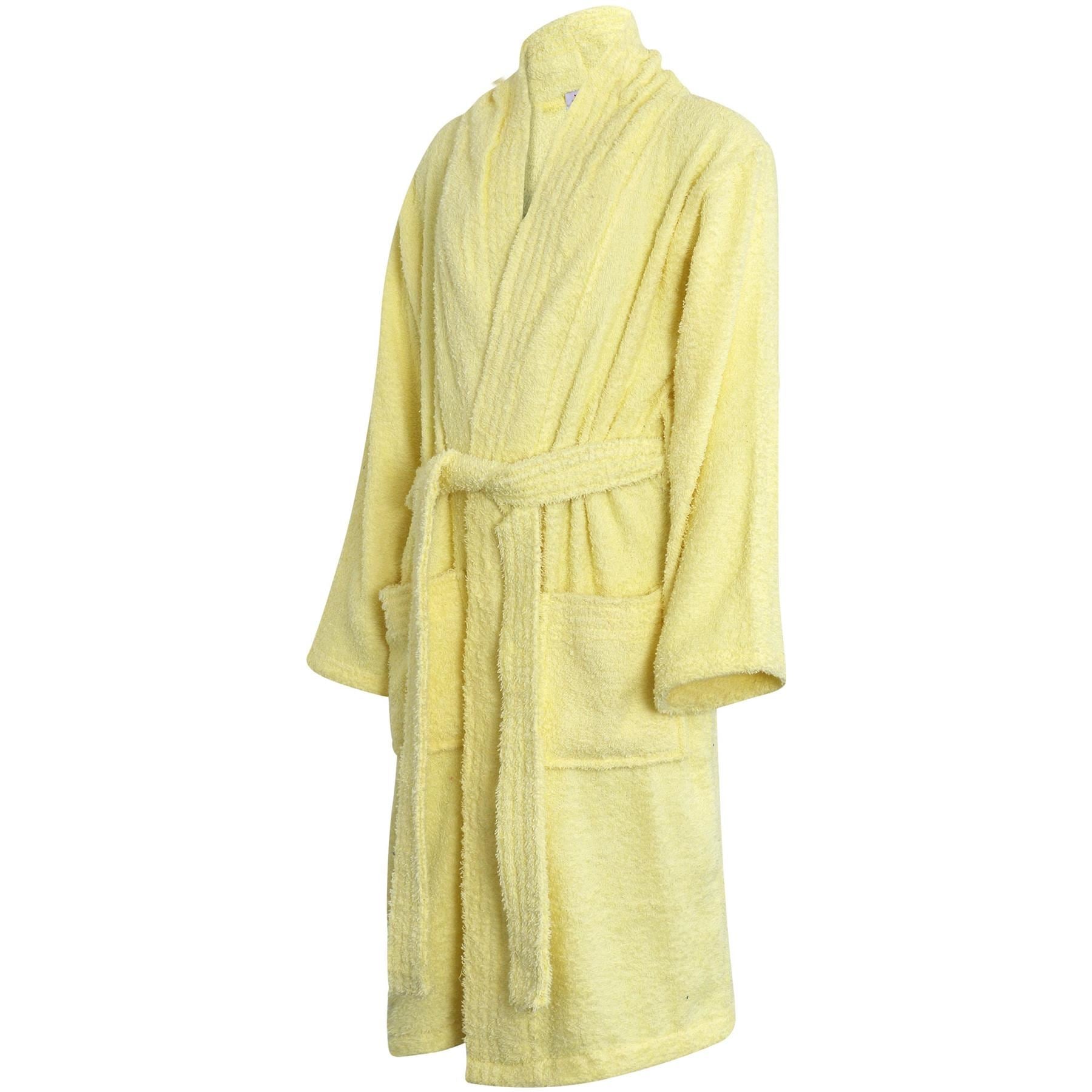 Kids Cotton Bathrobe Towelling Dressing Gown Unisex 5-13 Years